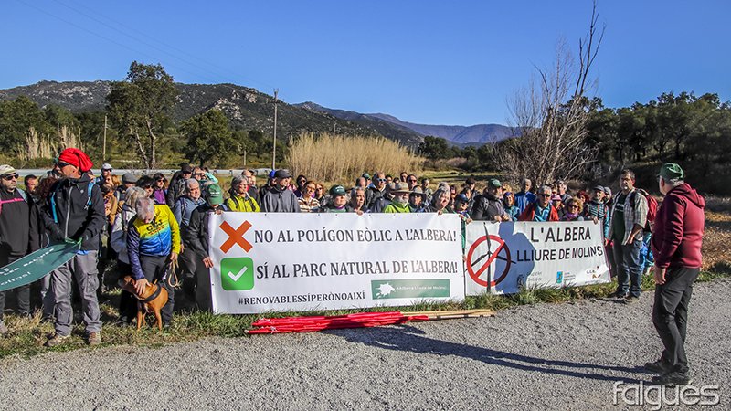 Imatge d'una de les mobilitzacions contra el mateix projecte
