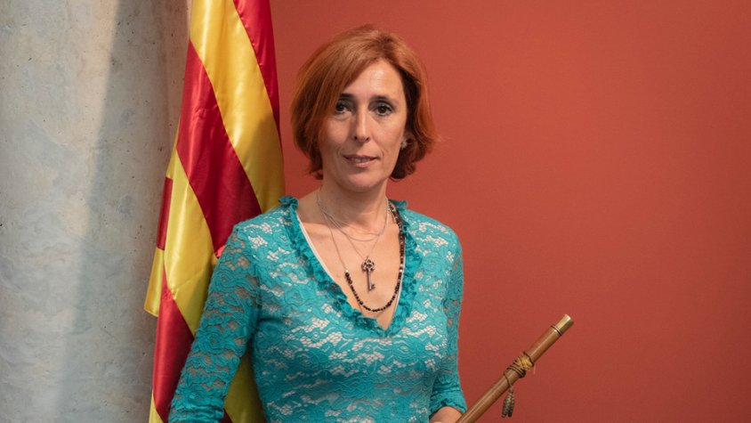 Sònia Martínez, en la seva última presa de possessió