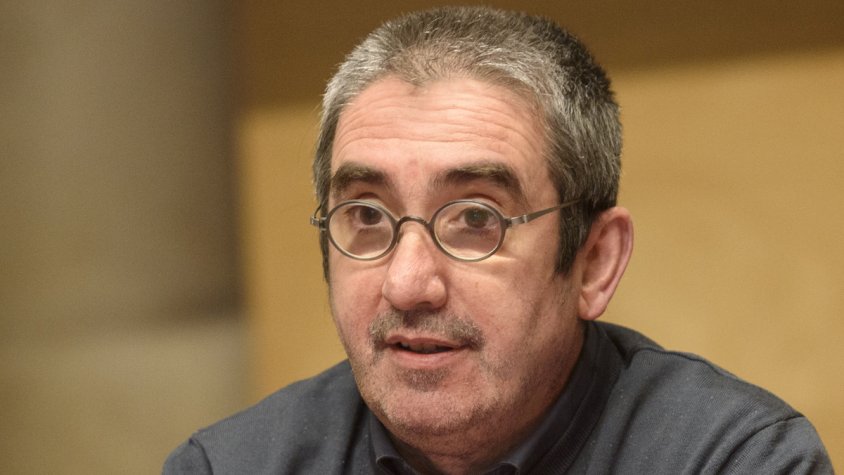 Miquel Aguirre, en el seu primer acte com a director del MUME